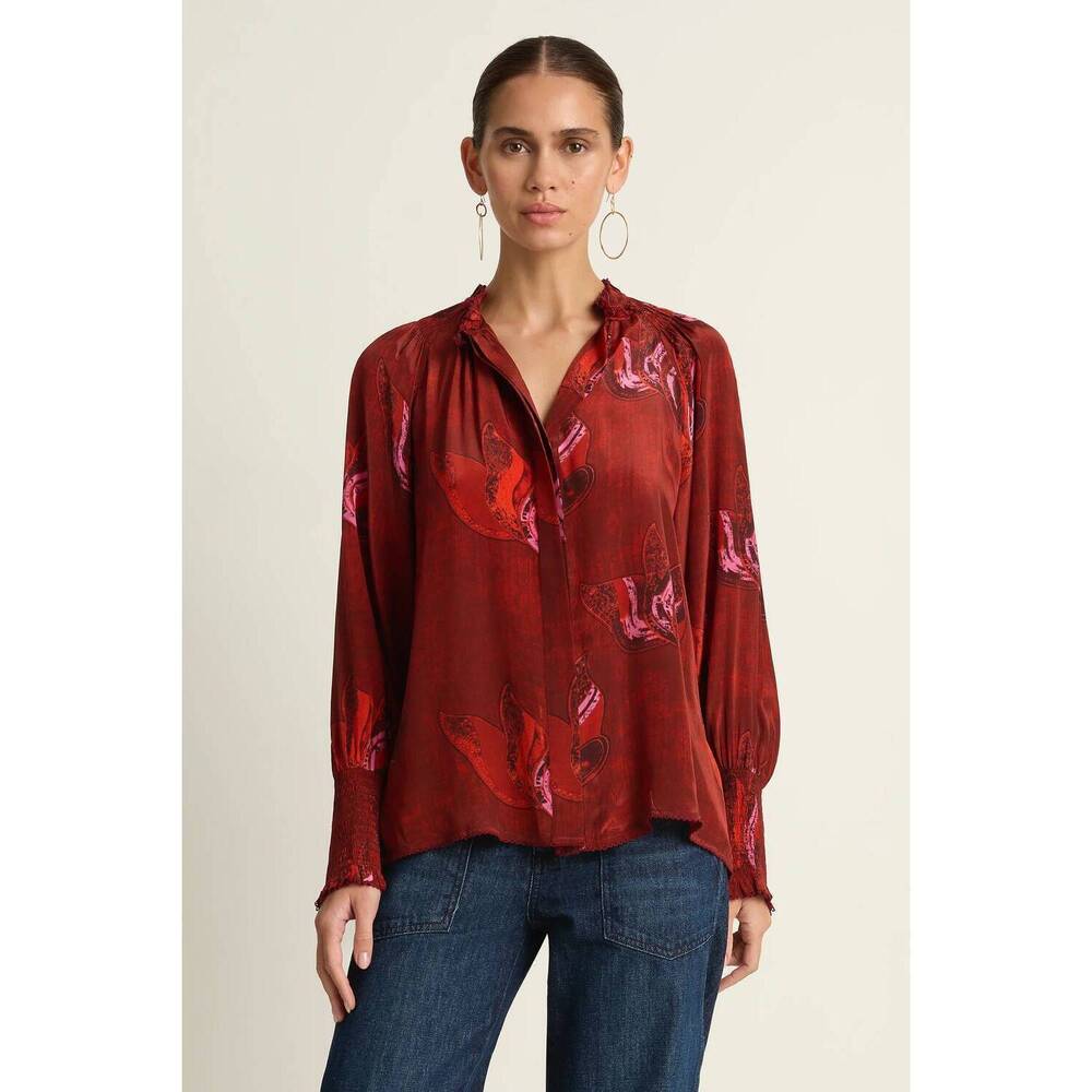 NEW MARIA CHER julieta blouse in red